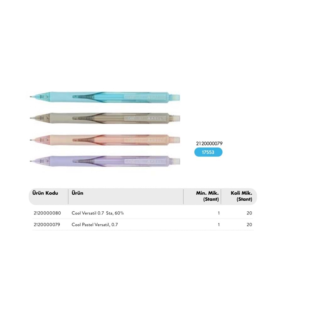 ADEL COOL PASTEL VERS, 0.7 STA, 60'LI