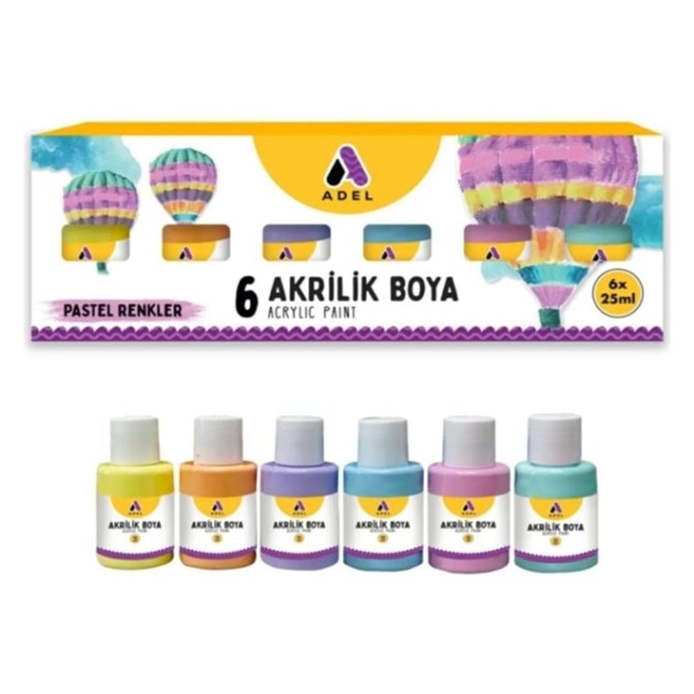 ADEL AKRİLİK BOYA 25X6 PASTEL R.
