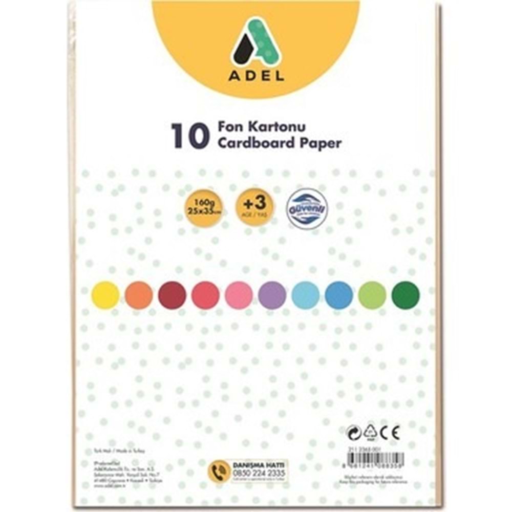 ADEL FON K., 25X35, KARIŞIK, 10'LU YL