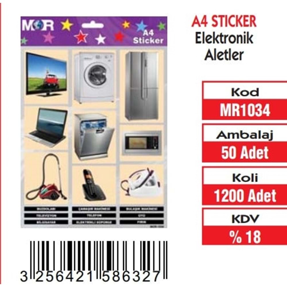 A-4 STİCKER ELEKTRONİK ALETLER