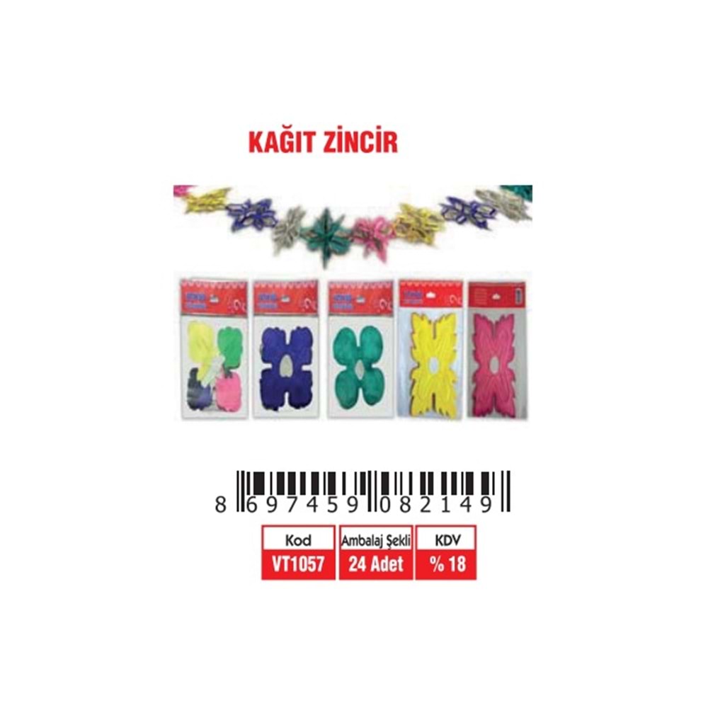 KAĞIT ZİNCİR SÜS
