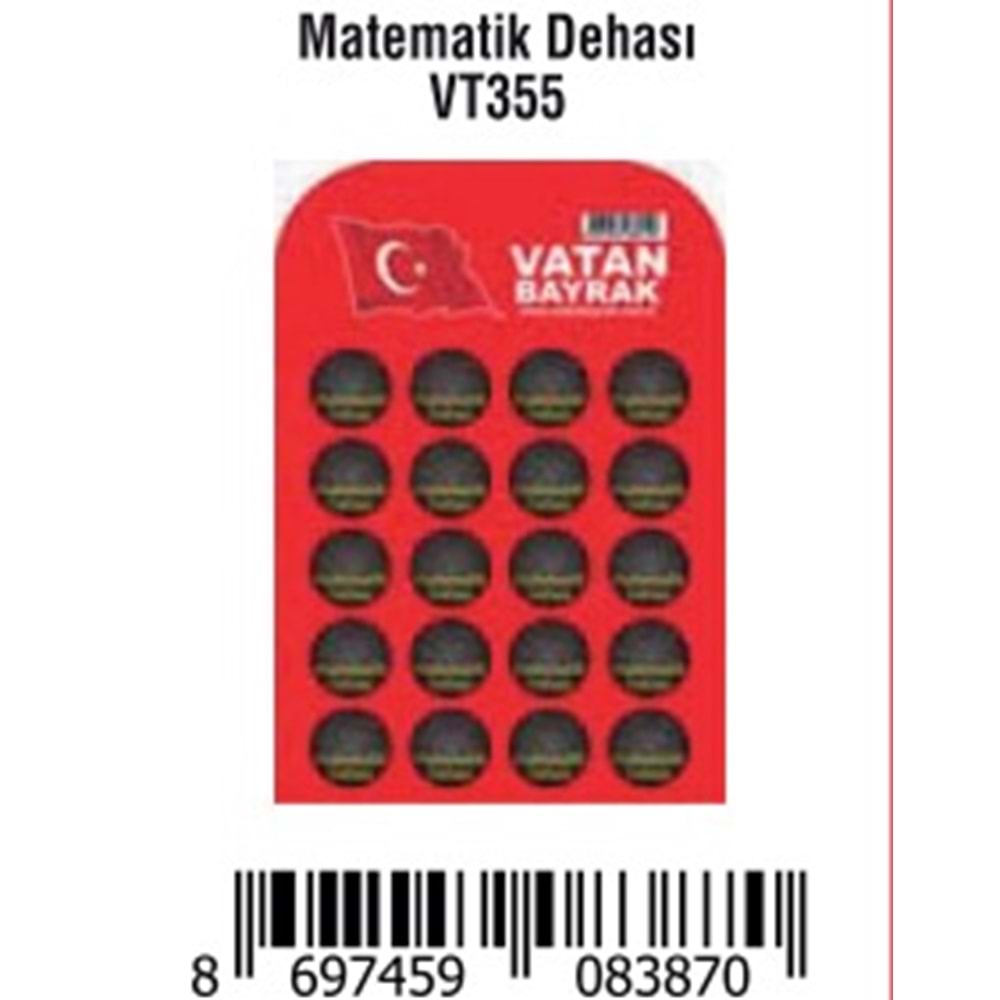 ÇANTA ROZETİ MATEMATİK DEHASI