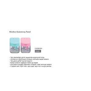 FC MİNİBOX KALEMTIRAŞ PASTEL 24X