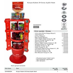 FC KURŞUN KALEM STANDI, 20 GRS, 2022