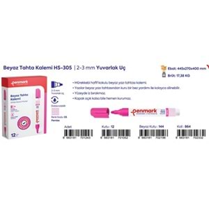 BEYAZ TAHTA KALEMİ PEMBE