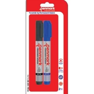 PERMANENT MARKER YUVARLAK UÇ 2 LI VAKUMLU BLİSTER