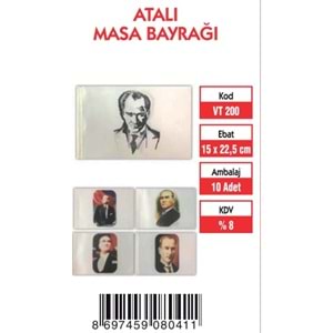 ATALI MASA BAYRAĞI 15X22,5