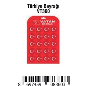 ÇANTA ROZETİ BAYRAKLI