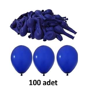 TEKRENK BALON KOYU MAVİ 100 LÜ