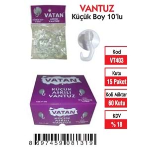 VANTUZ KÜÇÜK BOY (10'LU)