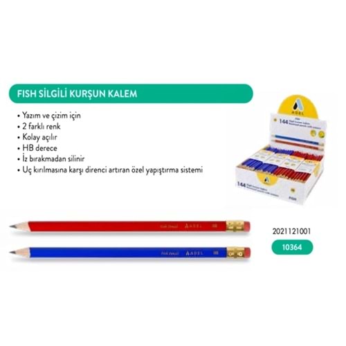 ADEL FİSH PENCİL, KURŞUN K., SİLG.(FSC)