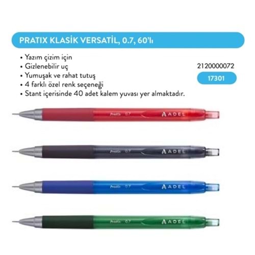 ADEL PRATİX VERSATİL, 0.7,KLASİK,60'LI-1