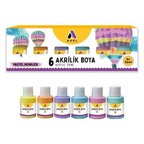 ADEL AKRİLİK BOYA 25X6 PASTEL R.