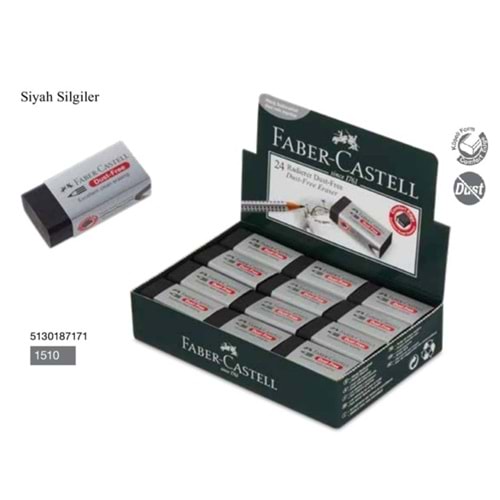 FC DUST-FREE SİYAH SİLGİ 24LÜ