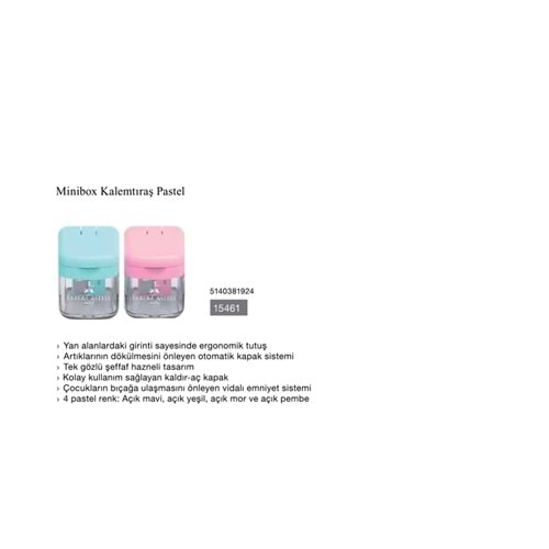 FC MİNİBOX KALEMTIRAŞ PASTEL 24X