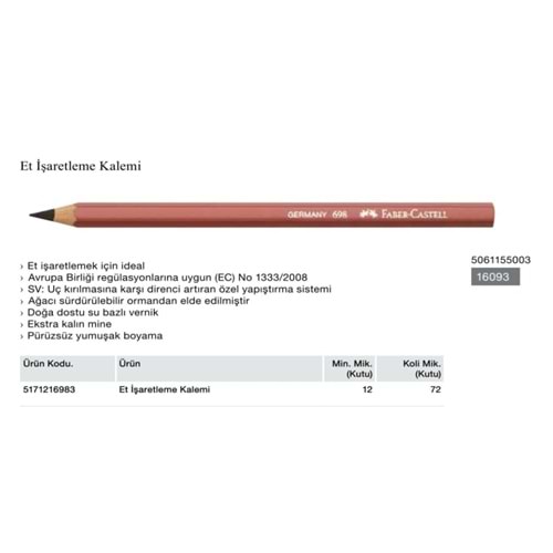 FC ET İŞARETLEME KALEMİ 12Lİ
