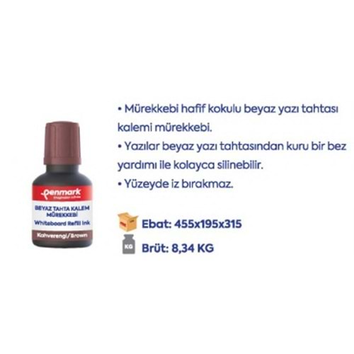 TAHTA KALEMİ MÜREKKEBİ 30 ML KAHVERENGİ