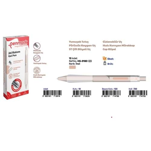 ROLLER JEL KALEM 0.5 MM İNCİ