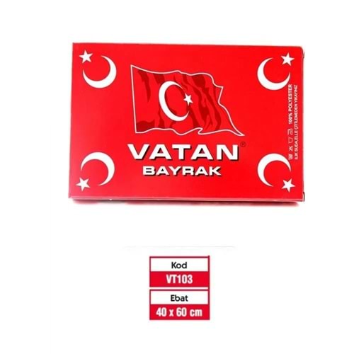 40x60 cm TÜRK BAYRAĞI