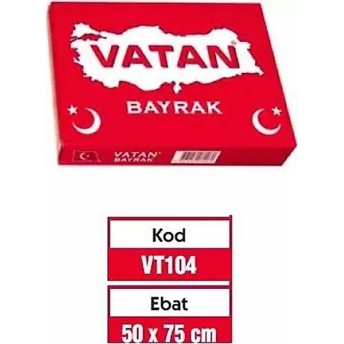 50x75 cm TÜRK BAYRAĞI