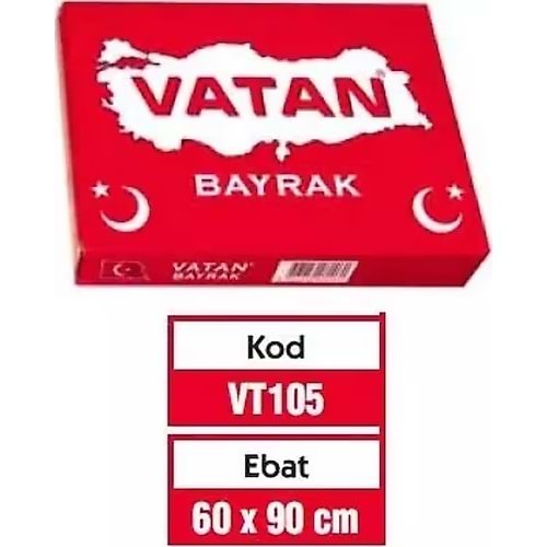 60x90 cm TÜRK BAYRAĞI