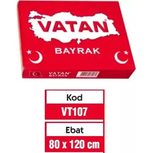 80x120 cm TÜRK BAYRAĞI