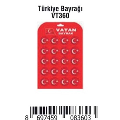 ÇANTA ROZETİ BAYRAKLI