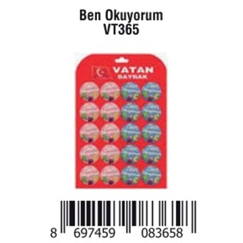 ÇANTA ROZETİ BEN OKUYORUM