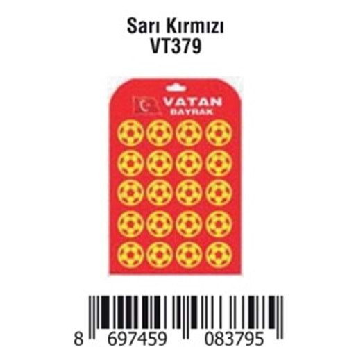 ÇANTA ROZETİ SARI KIRMIZI