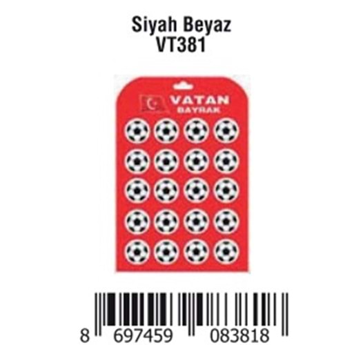 ÇANTA ROZETİ SİYAH BEYAZ
