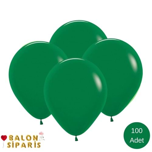 TEKRENK BALON KOYU YEŞİL 100 LÜ