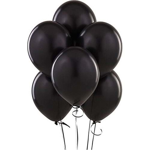 TEKRENK BALON SİYAH 100 LÜ