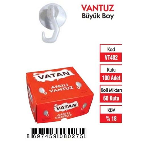 VANTUZ BÜYÜK BOY (100'LÜ)