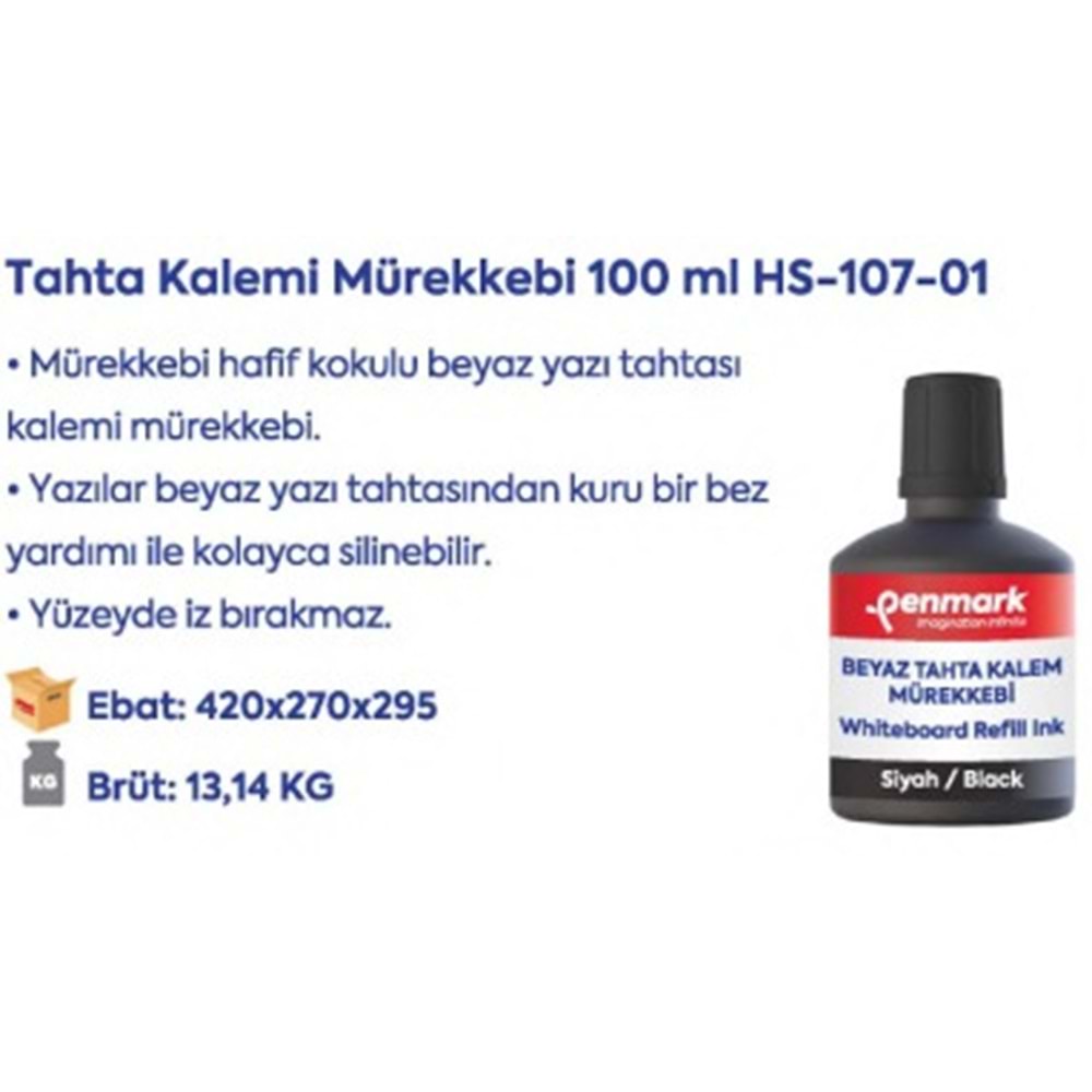 TAHTA KALEMİ MÜREKKEBİ 100 ML SİYAH
