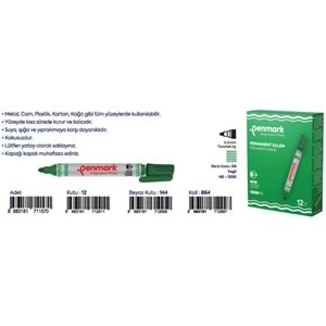 PERMANENT MARKER KESİK UÇ YEŞİL