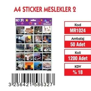 A-4 STİCKER MESLEKLER-2