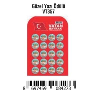 ÇANTA ROZETİ GÜZEL YAZI ÖDÜLÜ