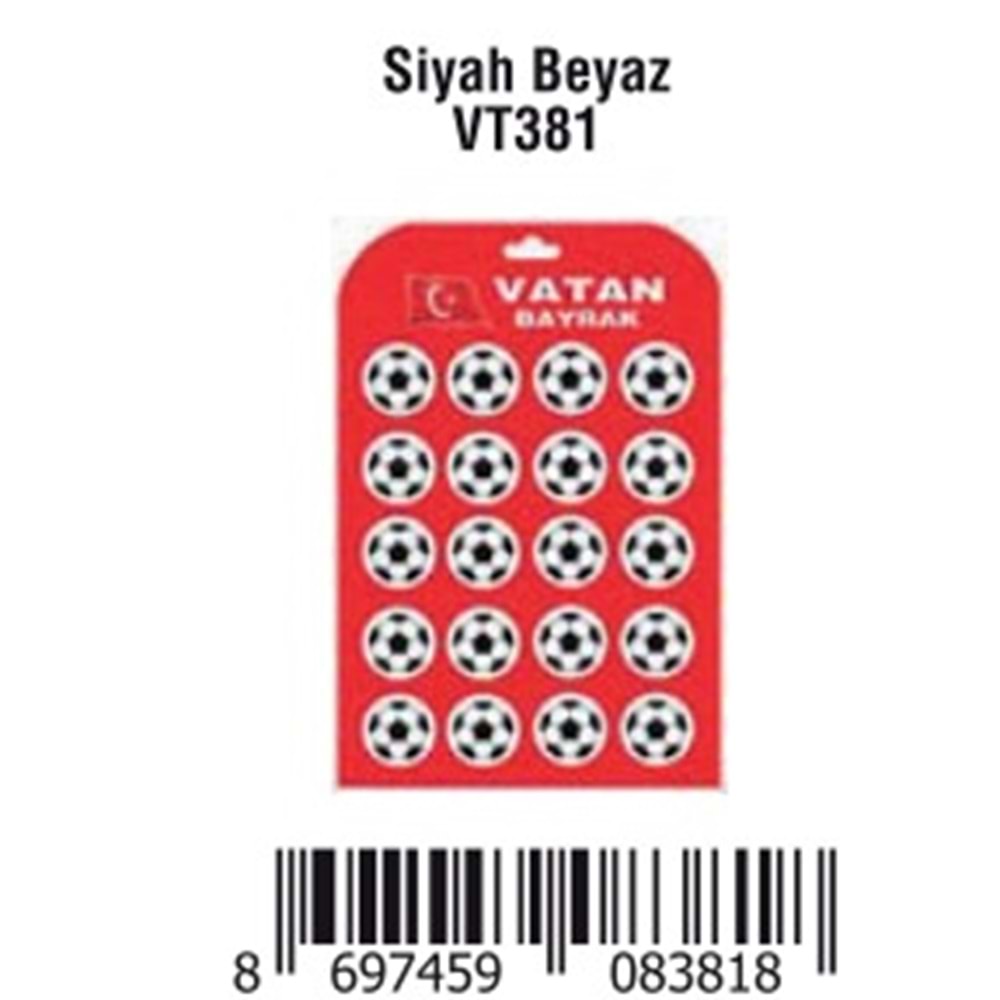 ÇANTA ROZETİ SİYAH BEYAZ