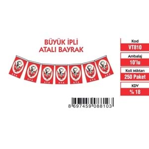 BÜYÜK İPLİ ATALI BAYRAK